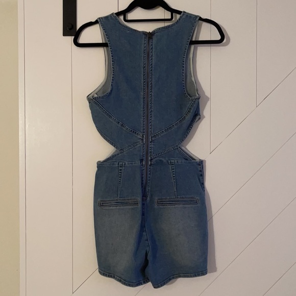 Amuse Society Denim Romper - Picture 6 of 8